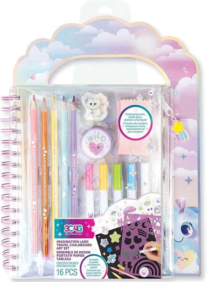 Imagination Land Travel Chalkboard Art Set
